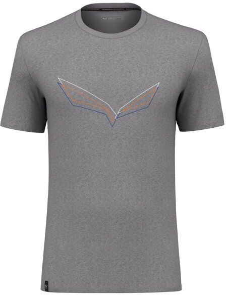 Salewa Pure Eagle Frame Dry M - T-shirt- uomo Grey 46