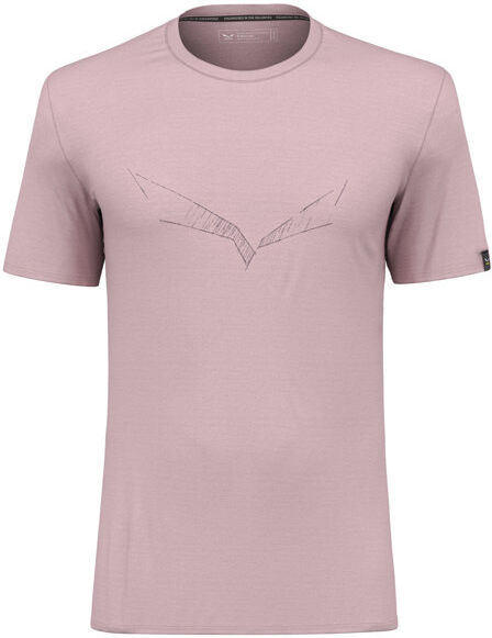 Salewa Pure Eagle Sketch Am M - T-shirt - uomo Pink 54