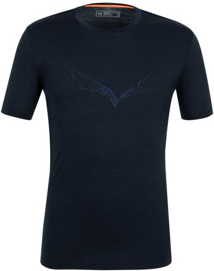 Salewa Pure Eagle Sketch Am M - T-shirt - uomo Dark Blue 46