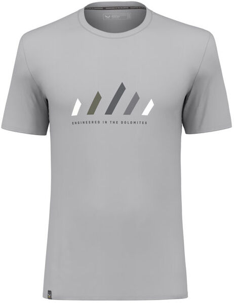 Salewa Pure Stripes Dry W - T-shirt - uomo Light Grey 48