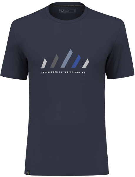 Salewa Pure Stripes Dry W - T-shirt - uomo Dark Blue 54