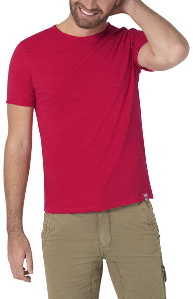 Timezone Ripped Basic - T-Shirt - uomo Red XL