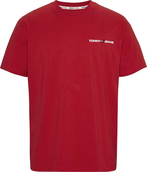 Tommy Jeans Classic Linear Chest M - T-shirt - uomo Red S