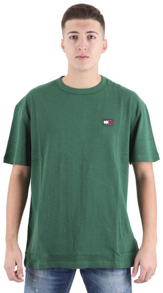 Tommy Jeans Regular Badge M - T-shirt - uomo Green L