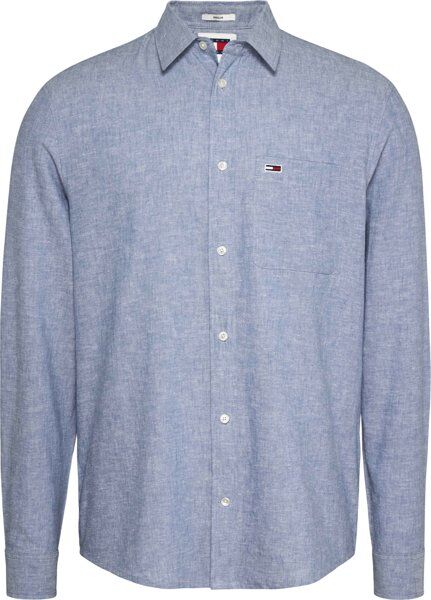 Tommy Jeans camicia a maniche lunghe - uomo Light Blue XL