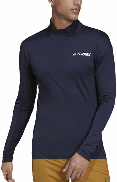 adidas Xperior - maglia trail running a maniche lunghe - uomo - Dark Blue