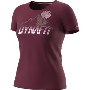 Dynafit Transalper Graphic S/S W - T-shirt - donna Dark Red S