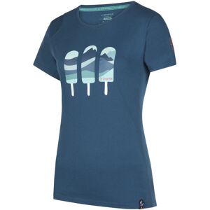 La Sportiva Icy Mountains W - T-Shirt - donna Blue XS