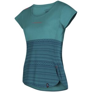 La Sportiva Lidra - T-shirt arrampicata - donna Light Blue/Dark Blue S