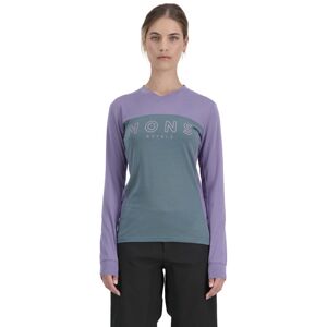 Mons Royale Redwood Enduro VLS - maglia MTB a maniche lunghe - donna Violet/Green M