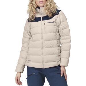 Norrona Tamok down750 W's - giacca piumino - donna Beige/Blue S