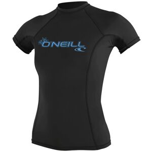 O'Neill Women's Basic S/S Rash Guard - maglia a compressione - donna Black XS