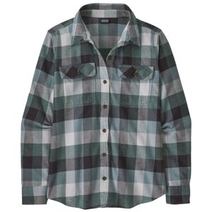 Patagonia Organic Cotton Midweight Fjord Flannel - camicia maniche lunghe - donna Green XS
