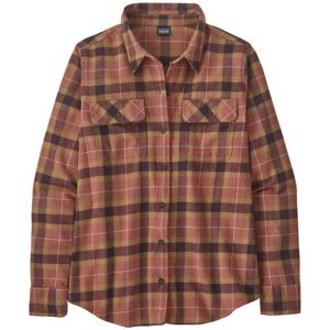 Patagonia Organic Cotton Midweight Fjord Flannel - camicia maniche lunghe - donna Red XS