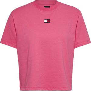 Tommy Jeans Badge W - T-shirt - donna Pink L