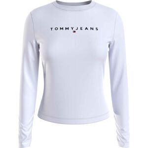 Tommy Jeans TJW Linear - maglia maniche lunghe - donna White M