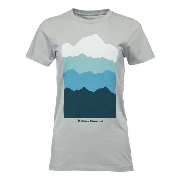 black diamond vista - t-shirt arrampicata - donna light blue xs