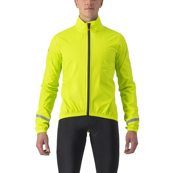 castelli emergency 2 rain - giacca ciclismo - uomo yellow m