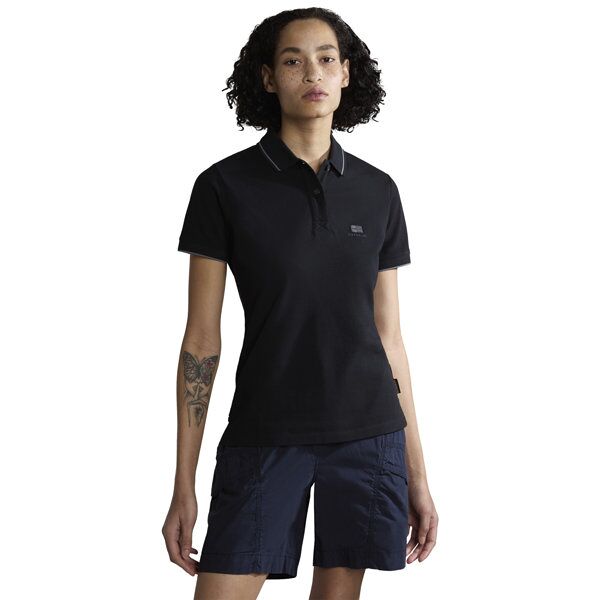 napapijri e-nina - polo - donna black xs