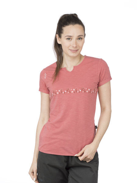 Chillaz Tao Flower Meadow - T-shirt - donna Red 36