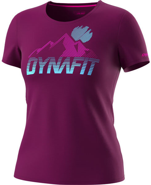 Dynafit Transalper Graphic S/S - T-shirt - donna Purple/Light Blue/Pink M
