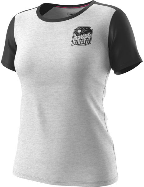 Dynafit Transalper Light - T-shirt - donna Light Grey/Black/Pink XL