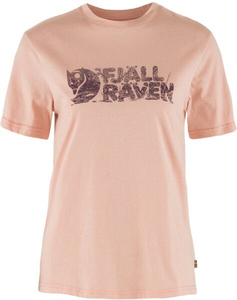 Fjällräven Lush Logo W - T-shirt - donna Pink S