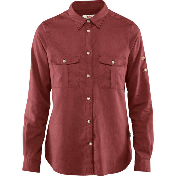 Fjällräven Övik Travel - camicia a maniche lunghe - donna Red M