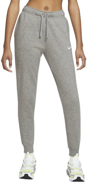 Nike Sportswear Club Fleece W - pantaloni fitness - donna DK GREY HEATHER/WHITE L