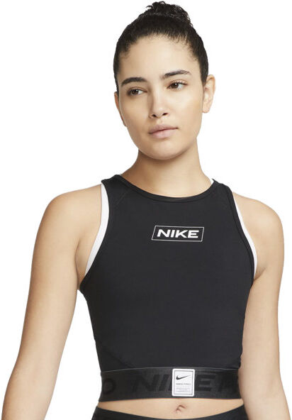 Nike W Np Df Crp Gx - top - donna Black L