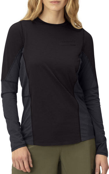 Norrona Senja Equaliser Lightweight Ws - maglia a maniche lunghe - donna Black S