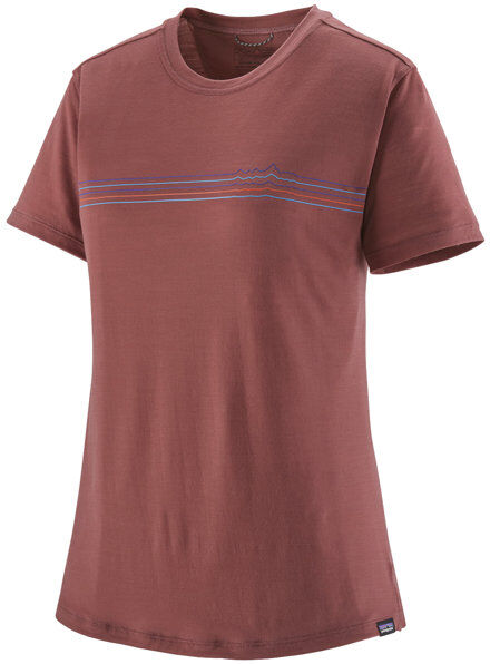 Patagonia Capilene® Cool Merino Graphic - T-shirt - donna Dark Rose M