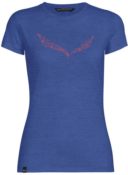 Salewa Solid Dri-Release - T-shirt trekking - donna Blue/Red I44 D38