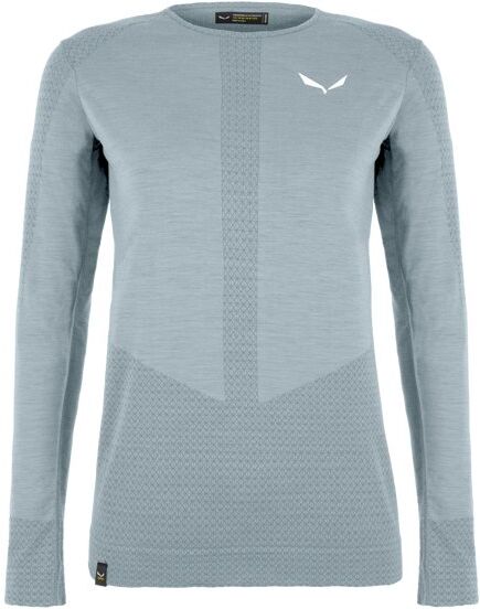 Salewa W Zebru Responsive L/S - maglia a maniche lunghe - donna Grey I40 D34