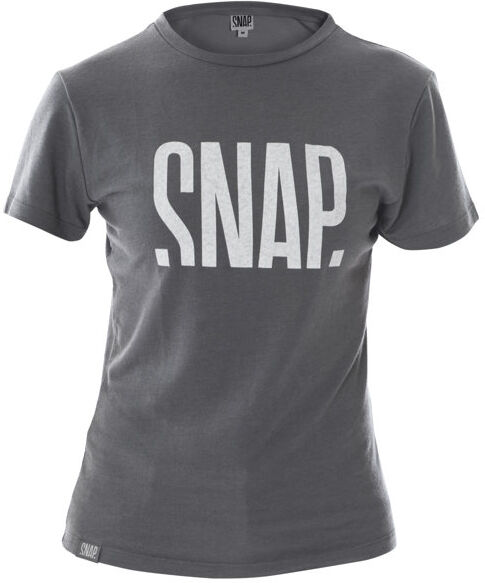 Snap Technical Merino - T-Shirt - donna Dark Grey XS