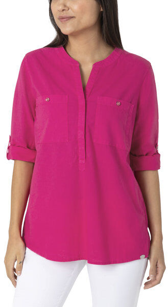 Timezone Henley - camicia a maniche lunghe - donna Pink XS