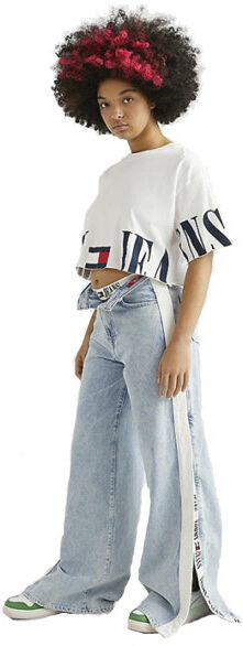 Tommy Jeans Claire HR Wide Tape W - jeans - donna Light Blue 26/30