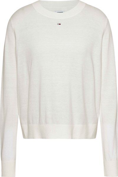 Tommy Jeans Essential - maglione - donna White XS