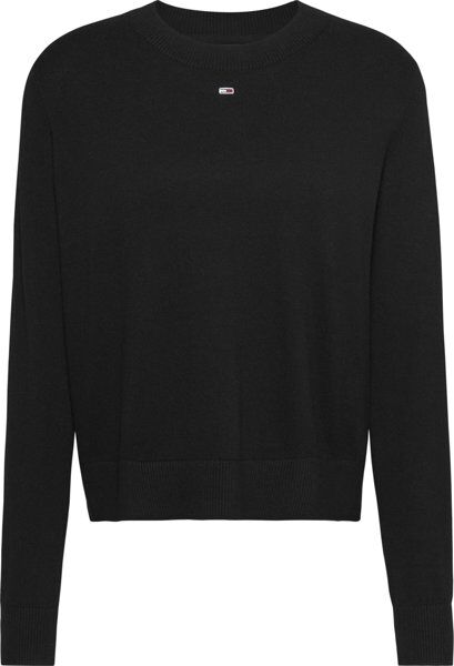 Tommy Jeans Essential - maglione - donna Black L