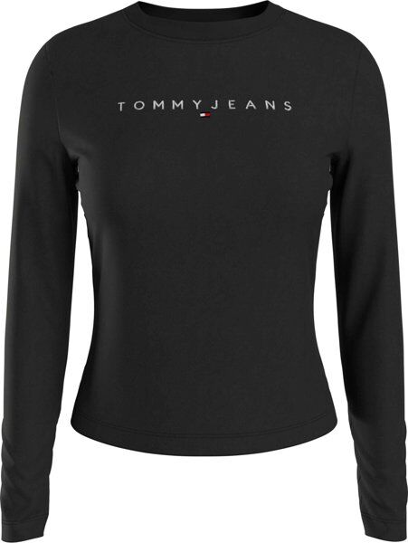 Tommy Jeans TJW Linear - maglia maniche lunghe - donna Black XS