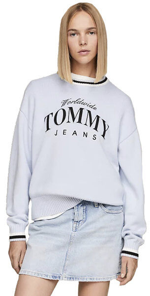 Tommy Jeans Tjw Varsity - maglione - donna Light Blue XS