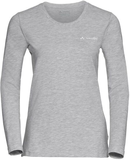 Vaude W Brand LS - maglia a maniche lunghe - donna Grey 36