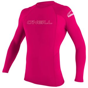 O'Neill Basic Skins L/S Rash Guard - maglia a compressione - bambina Pink 8A