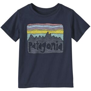 Patagonia Baby Regenerative Organic Certified Cotton Fitz Roy Skies - T-Shirt - bambino Blue 12M