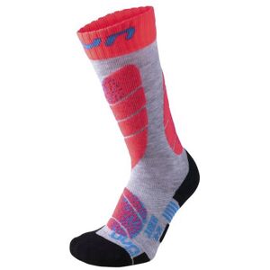 Uyn Ski - calze da sci - bambino Grey/Pink 35/38