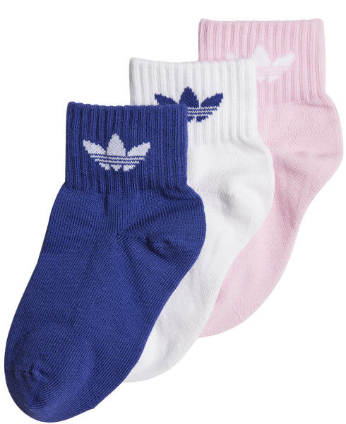 adidas Originals Ankle - calzini corti - bambino Blue/White/Pink S