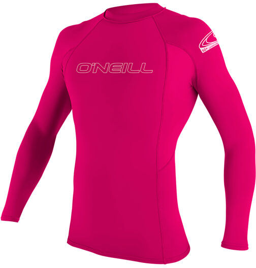 O'Neill Basic Skins L/S Rash Guard - maglia a compressione - bambina Pink 10A