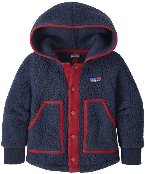 Patagonia B Retro Pile Jr - giacca in pile - bambino Blue/Red 2A