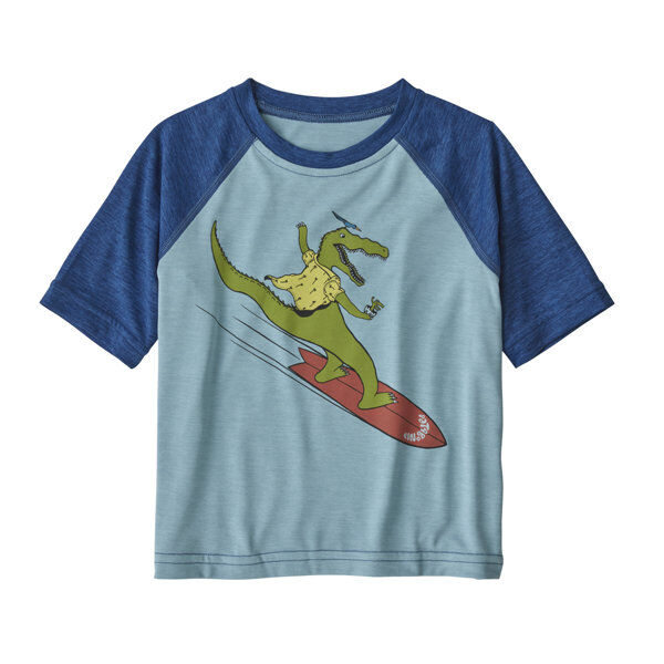 Patagonia Baby Cap Cool Daily Crew - T-shirt - bambini Blue 18M