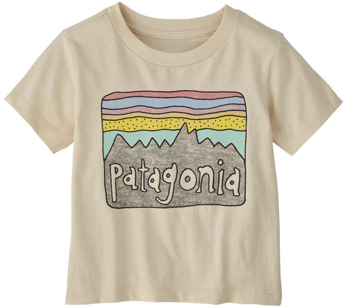 Patagonia Baby Fitz Roy Skies - T-Shirt - bambino Red 18M
